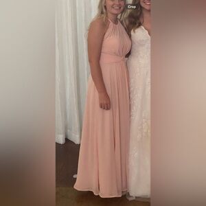 Pearl Pink Azazie dress